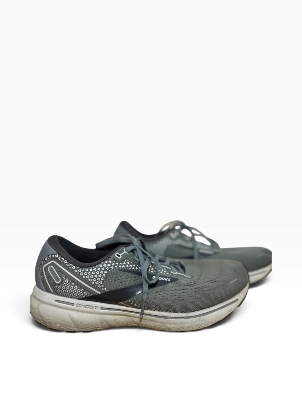 Brooks Ghost 14 1103691D067 Gray Running Shoes Men's Sz 11.5D